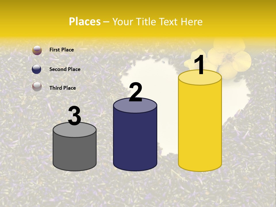 Amour Campagne Carte PowerPoint Template