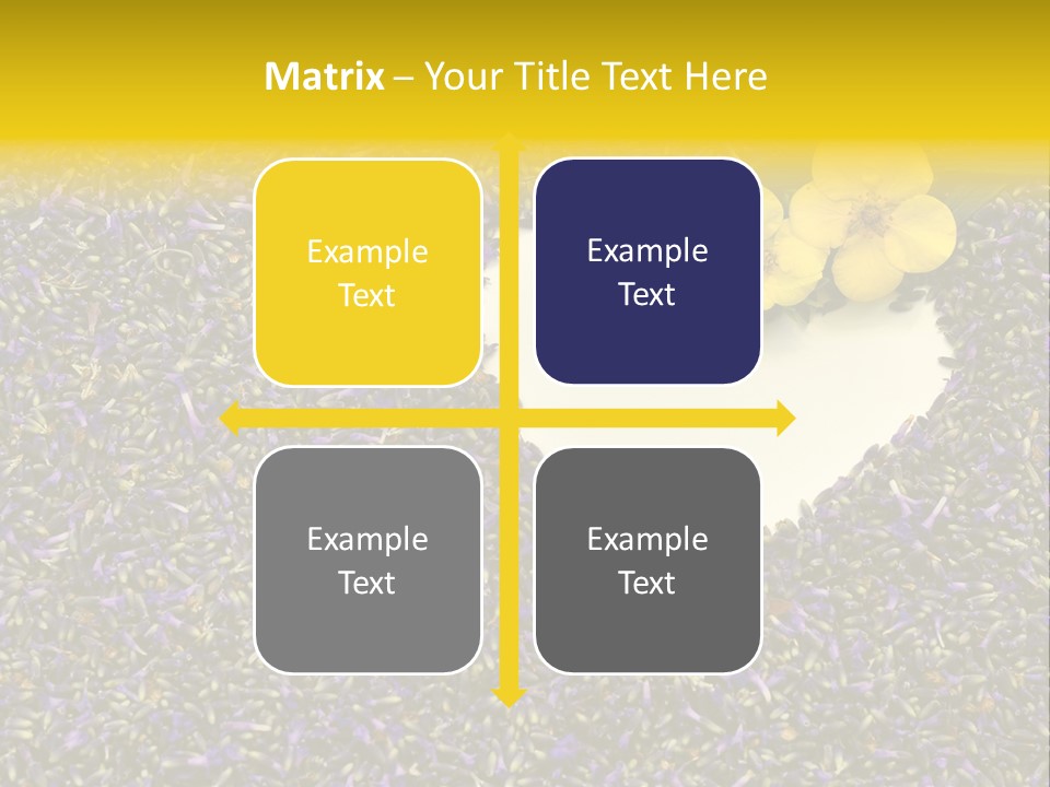 Amour Campagne Carte PowerPoint Template