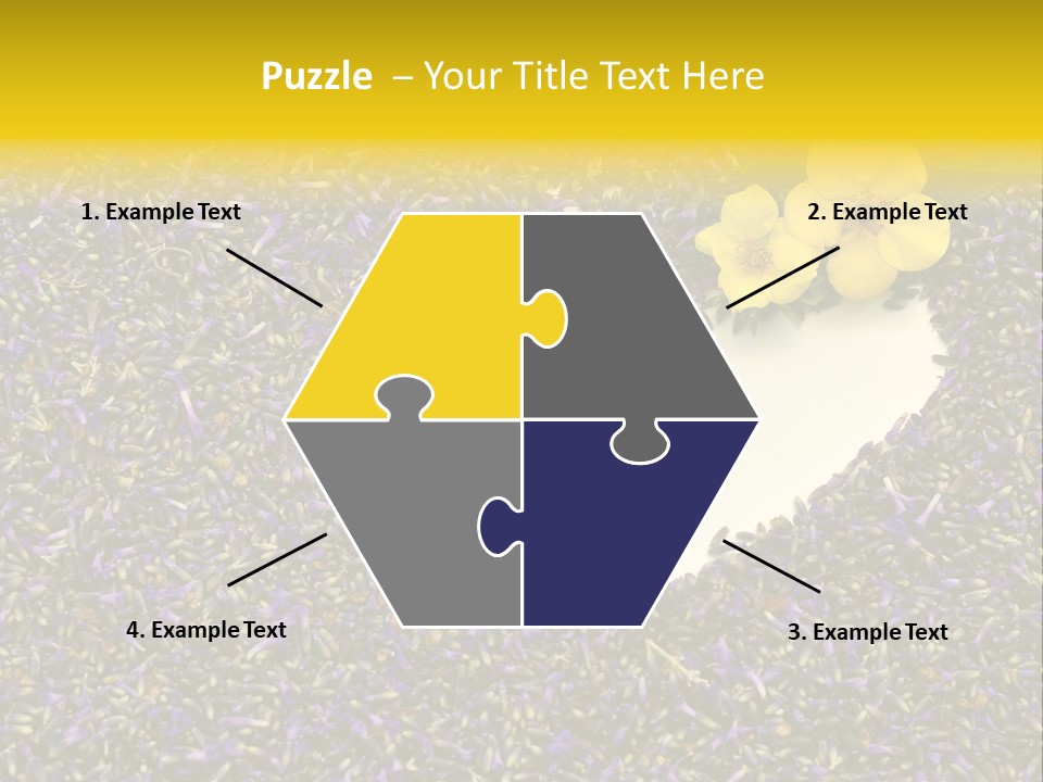 Amour Campagne Carte PowerPoint Template