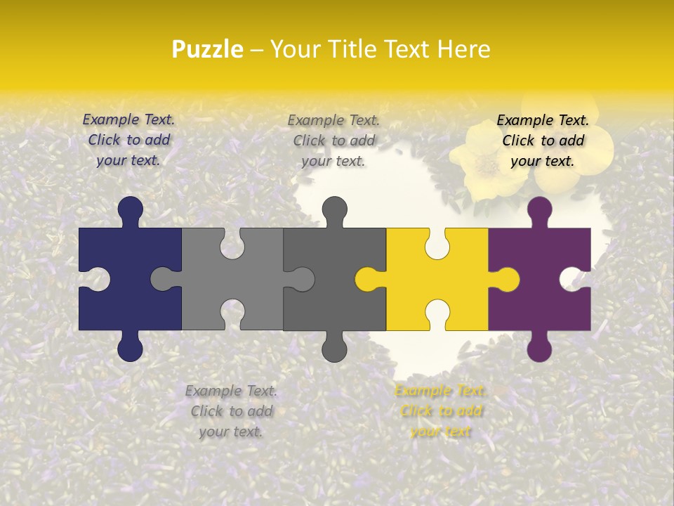 Amour Campagne Carte PowerPoint Template