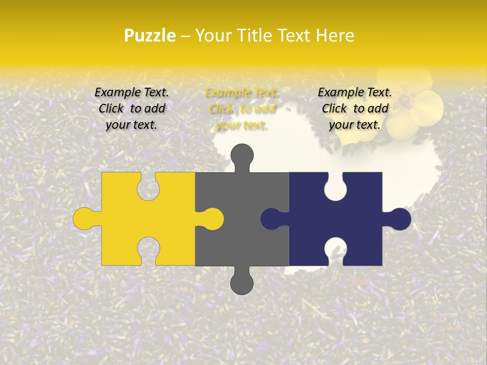 Amour Campagne Carte PowerPoint Template