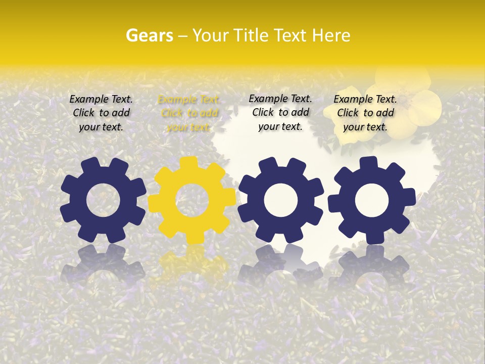 Amour Campagne Carte PowerPoint Template