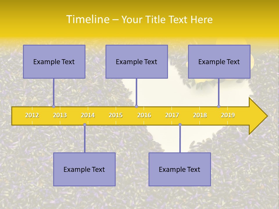 Amour Campagne Carte PowerPoint Template