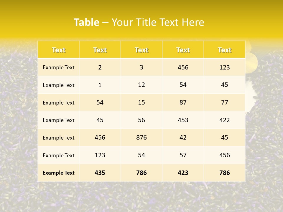 Amour Campagne Carte PowerPoint Template