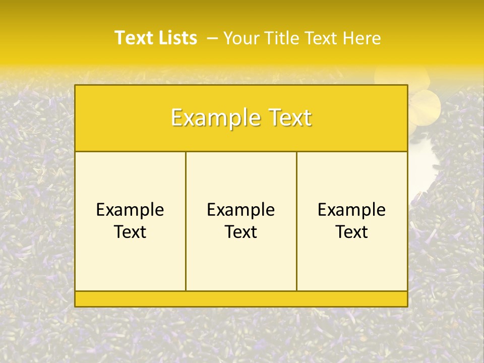 Amour Campagne Carte PowerPoint Template