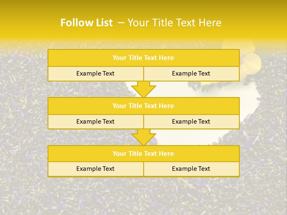 Amour Campagne Carte PowerPoint Template