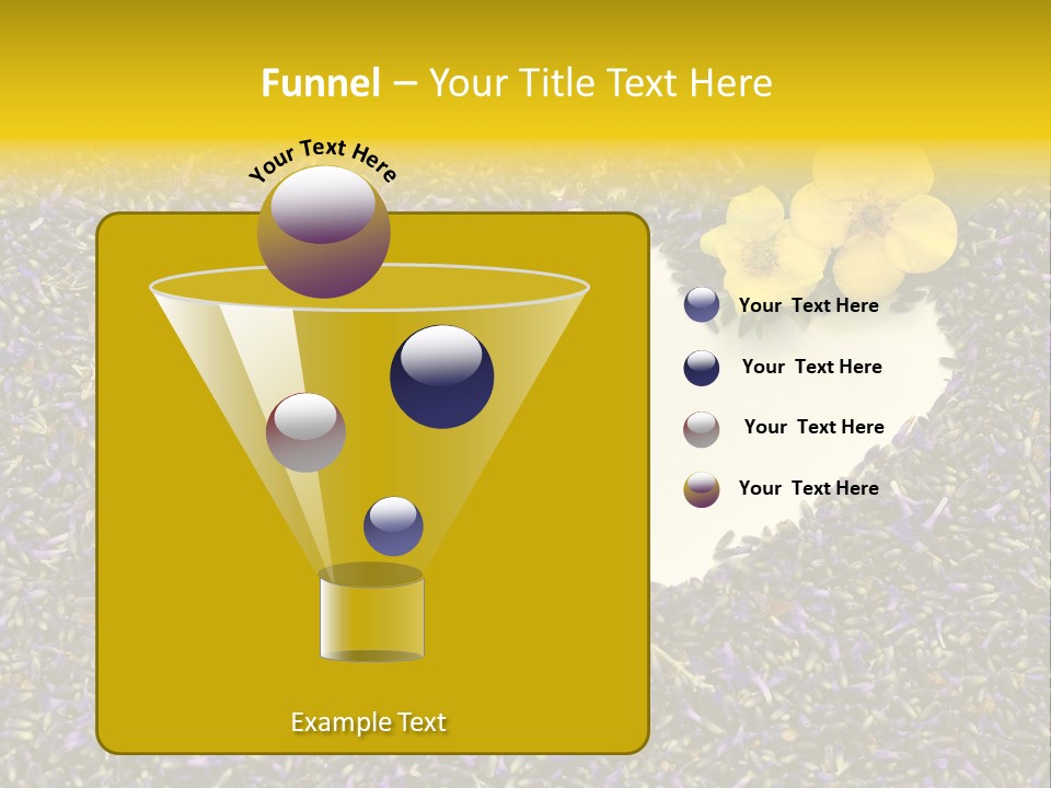 Amour Campagne Carte PowerPoint Template