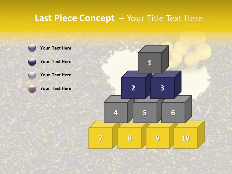 Amour Campagne Carte PowerPoint Template