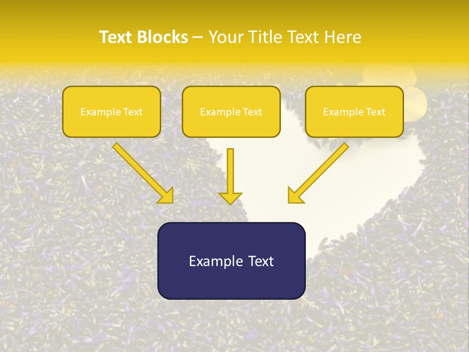 Amour Campagne Carte PowerPoint Template