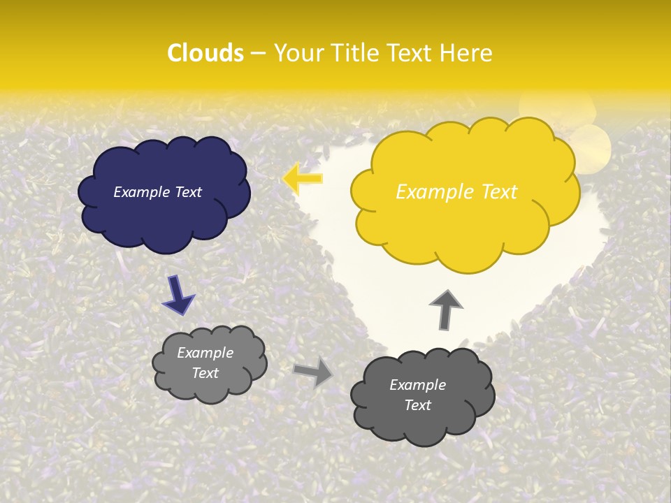 Amour Campagne Carte PowerPoint Template