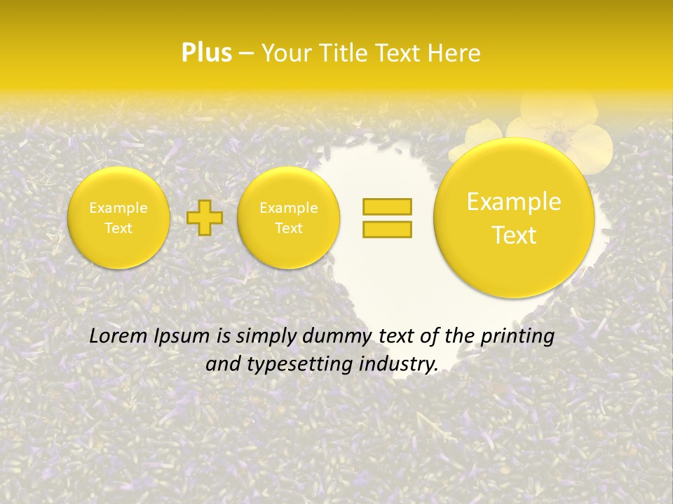 Amour Campagne Carte PowerPoint Template