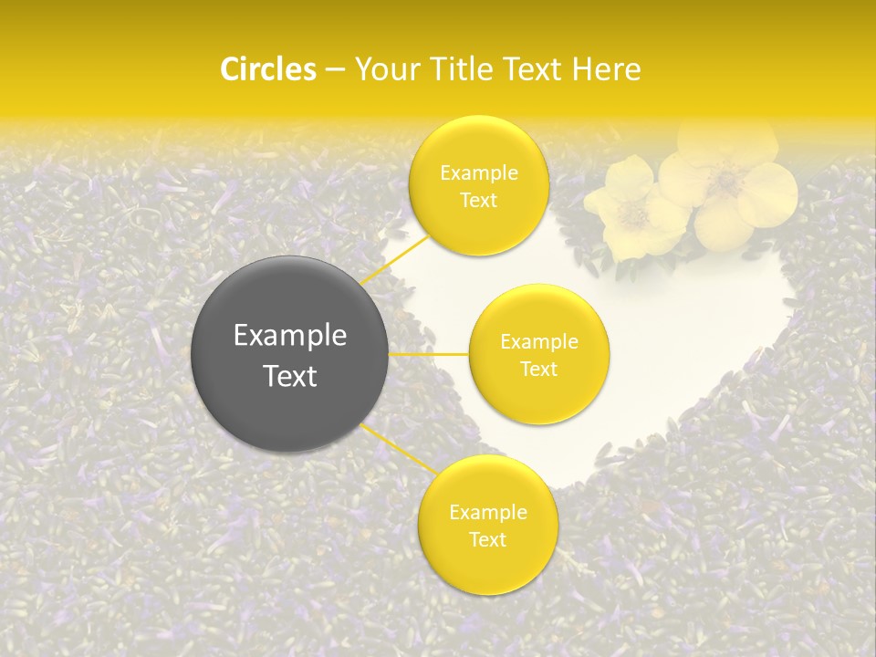 Amour Campagne Carte PowerPoint Template