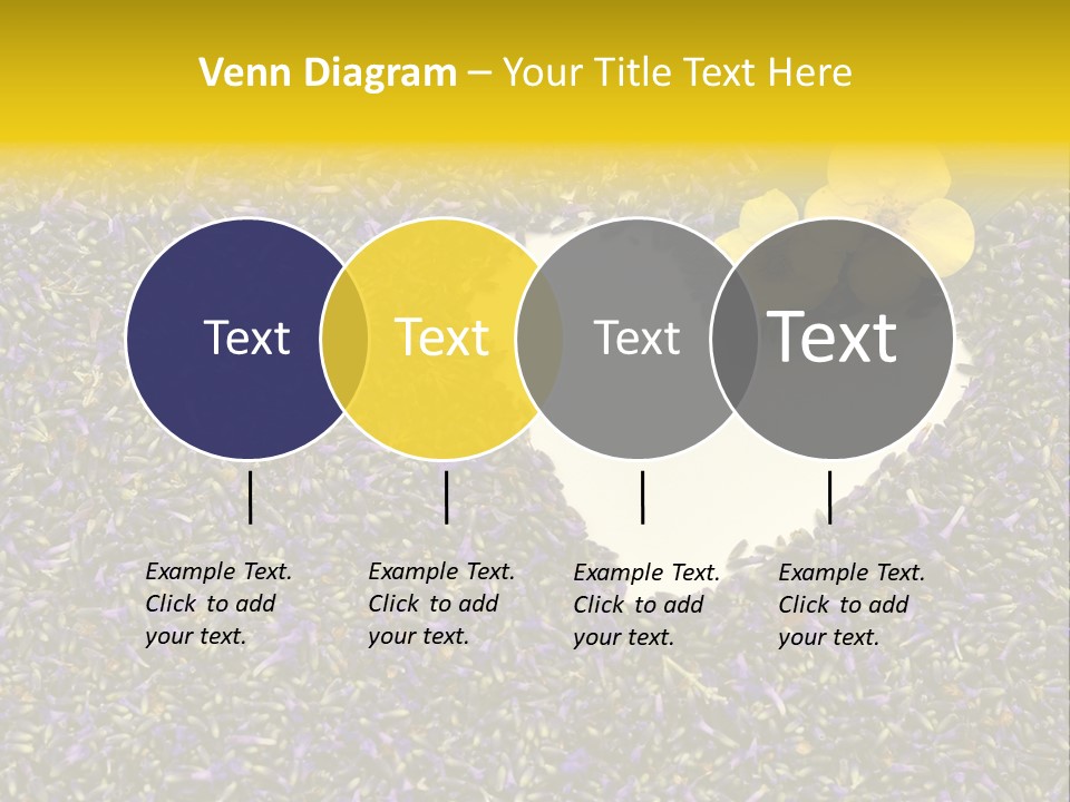 Amour Campagne Carte PowerPoint Template