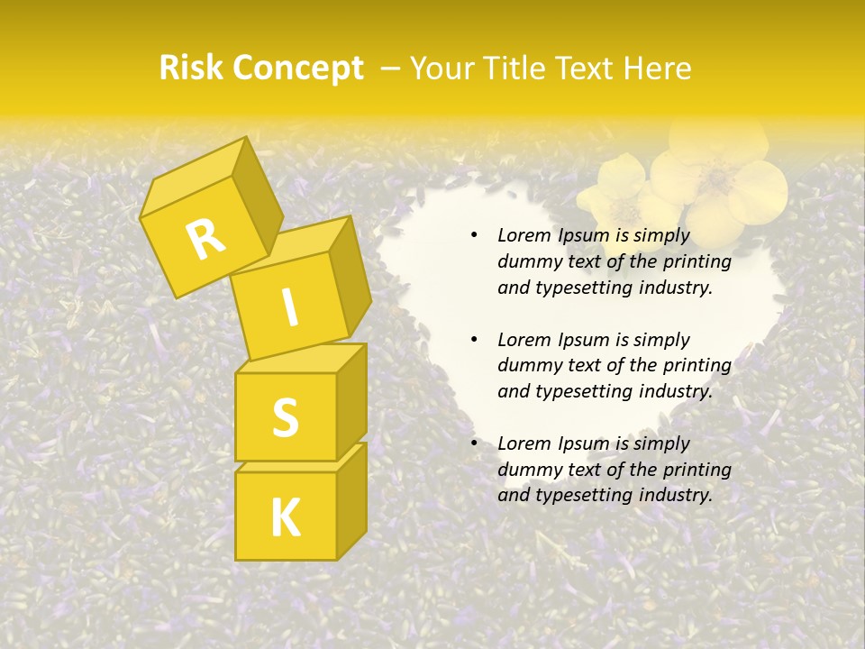 Amour Campagne Carte PowerPoint Template