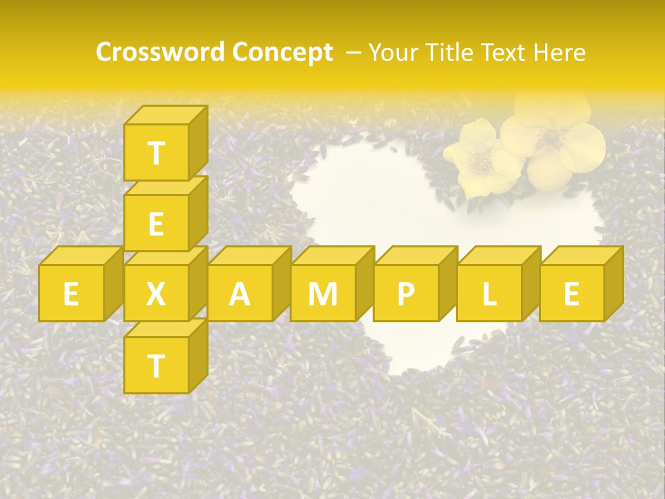 Amour Campagne Carte PowerPoint Template