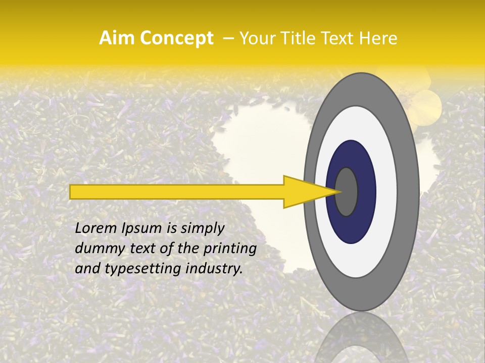 Amour Campagne Carte PowerPoint Template