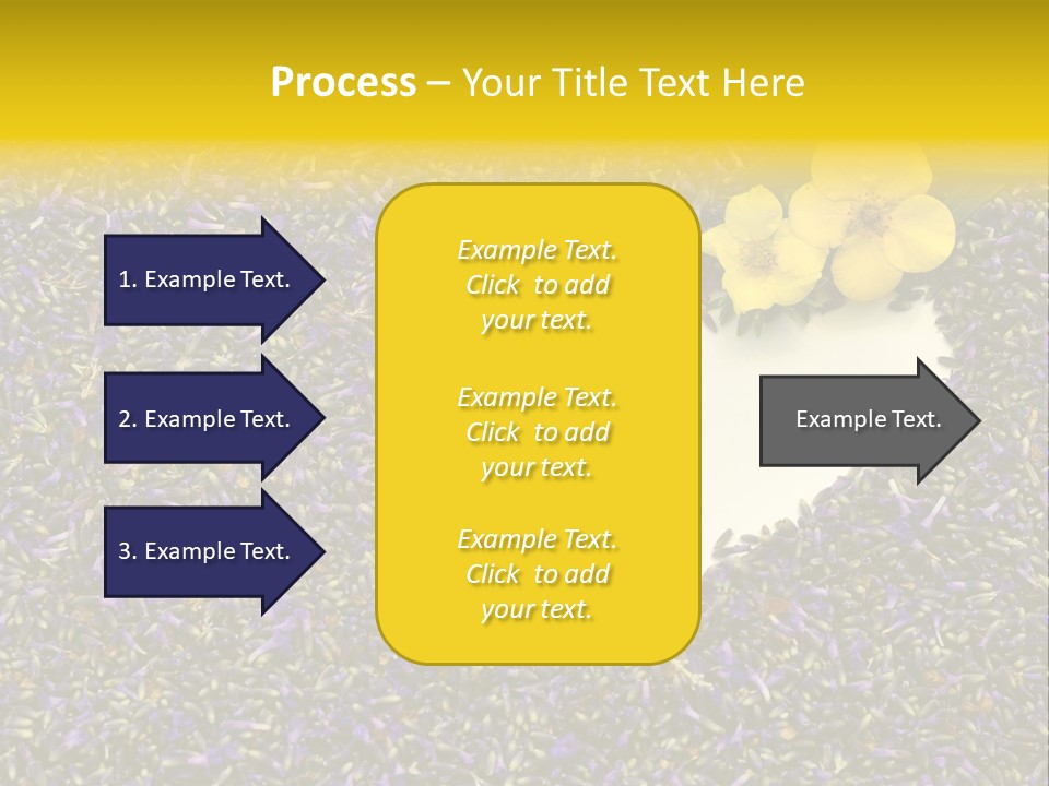 Amour Campagne Carte PowerPoint Template