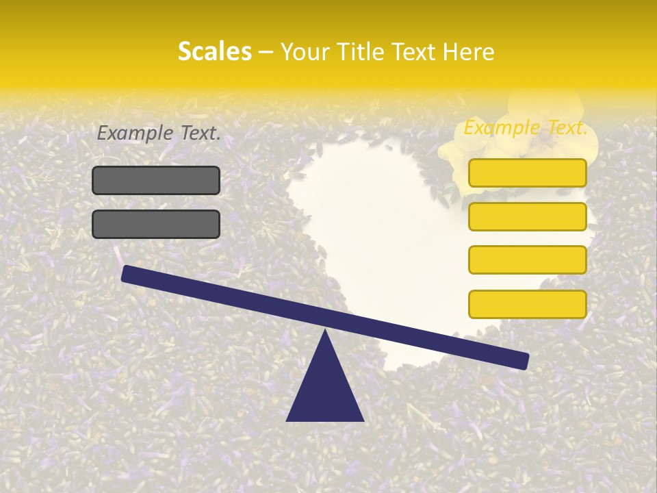 Amour Campagne Carte PowerPoint Template