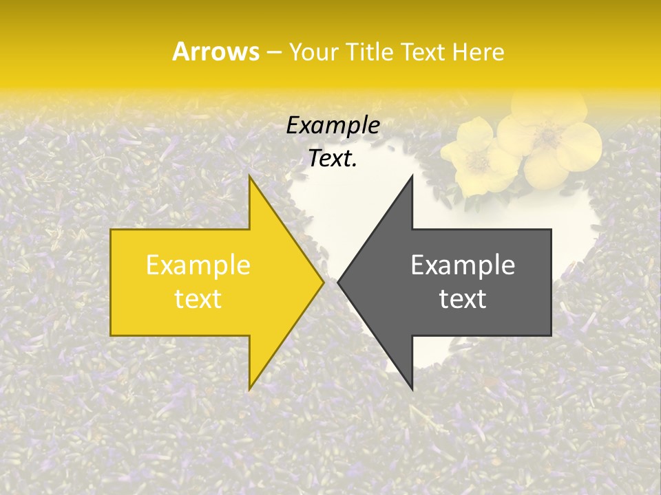 Amour Campagne Carte PowerPoint Template