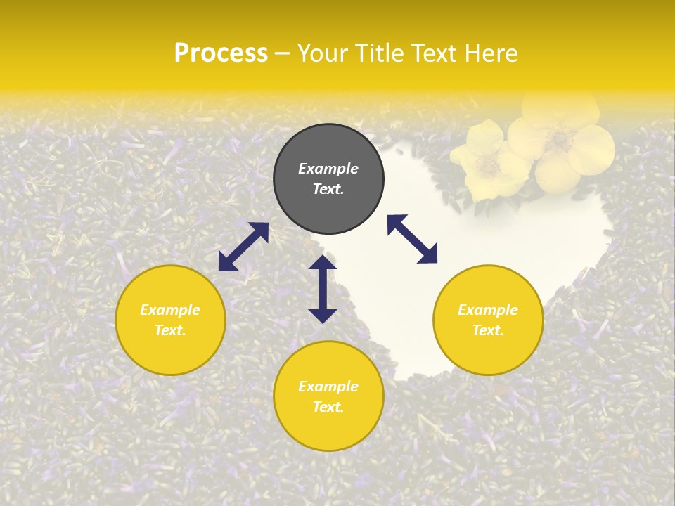 Amour Campagne Carte PowerPoint Template