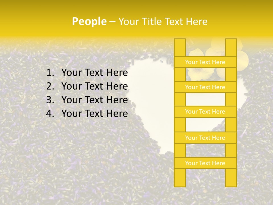 Amour Campagne Carte PowerPoint Template