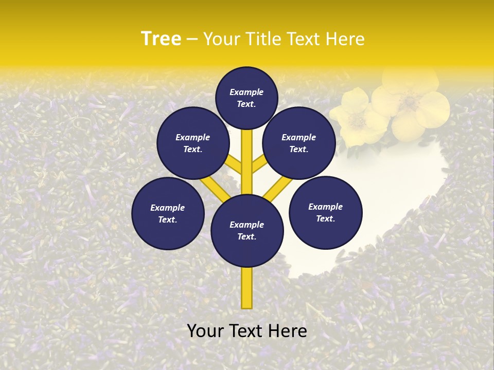 Amour Campagne Carte PowerPoint Template