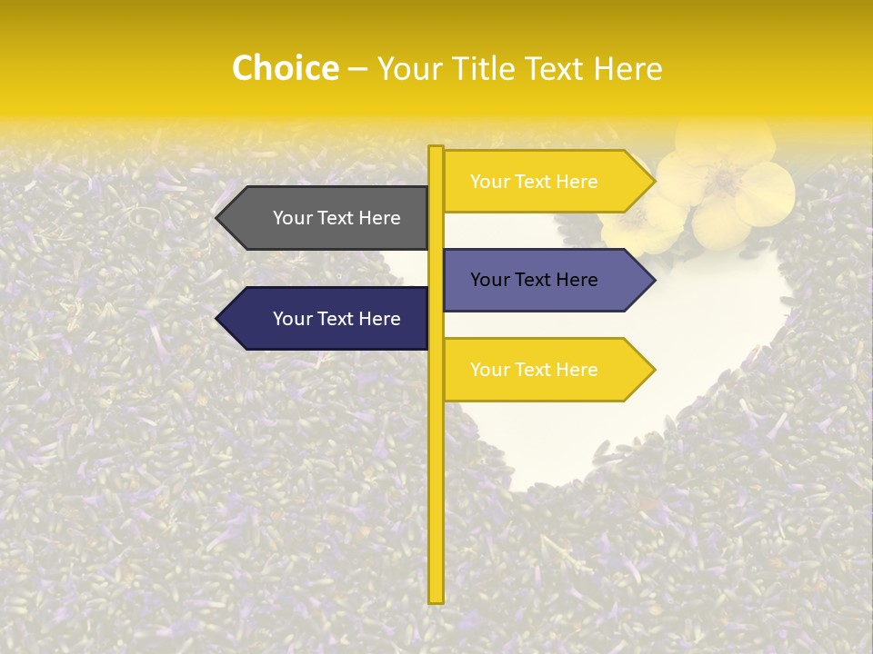 Amour Campagne Carte PowerPoint Template