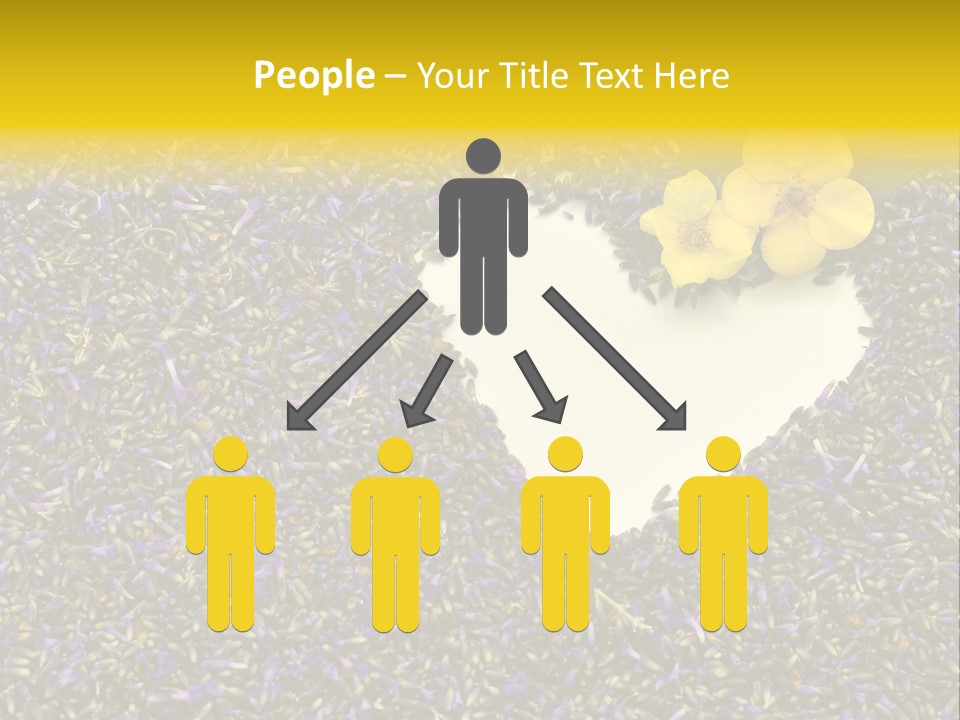 Amour Campagne Carte PowerPoint Template