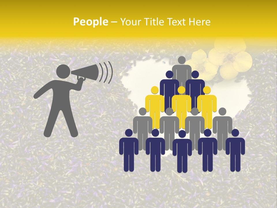 Amour Campagne Carte PowerPoint Template