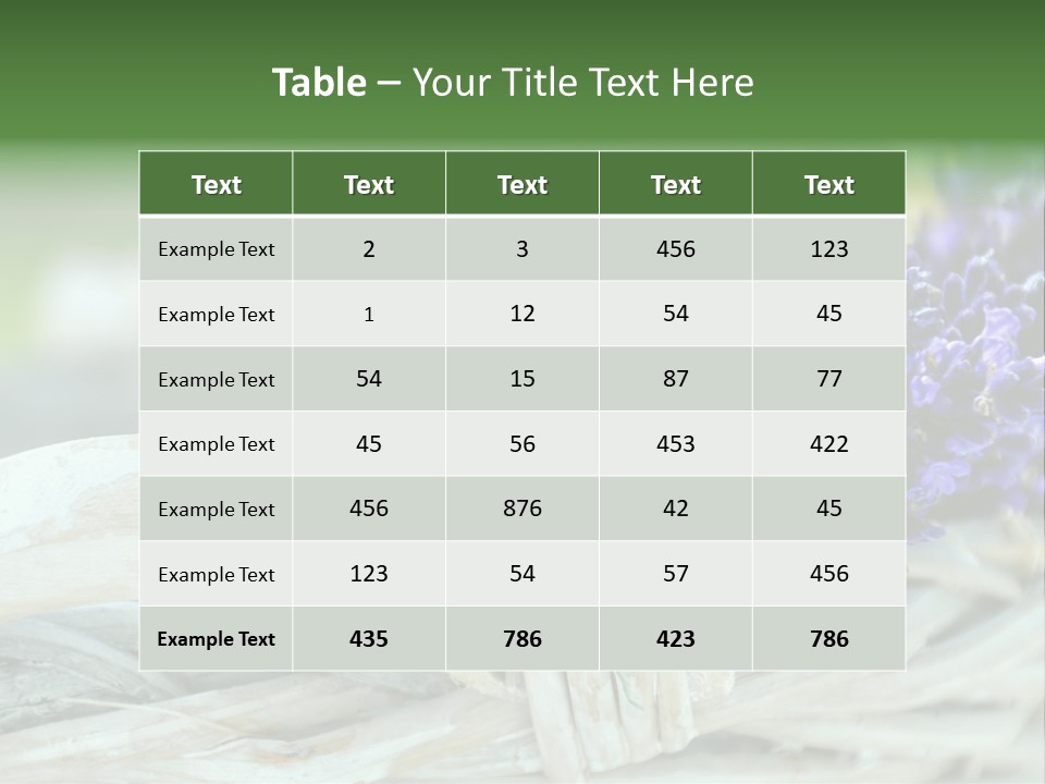 Geruch Makro Frankreich PowerPoint Template