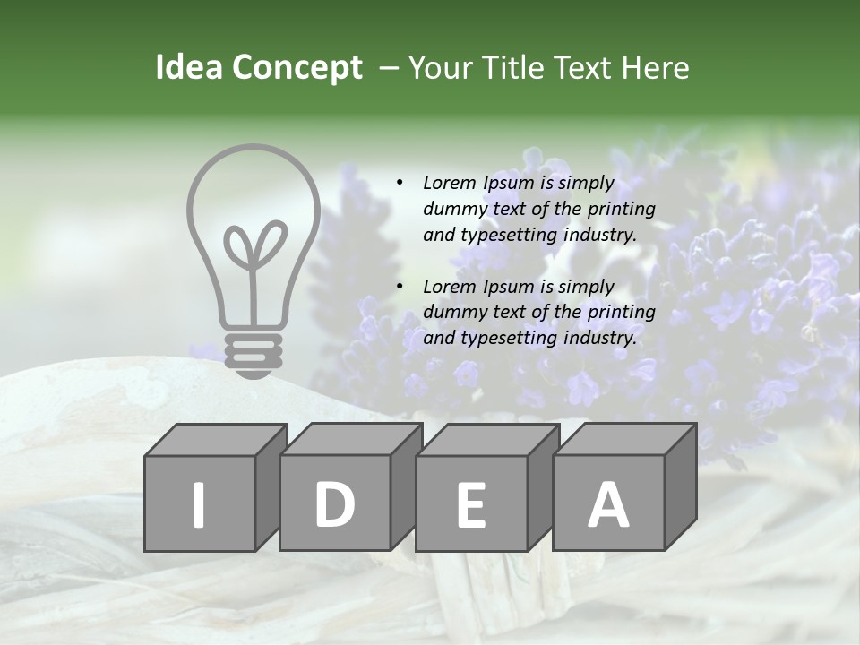 Geruch Makro Frankreich PowerPoint Template