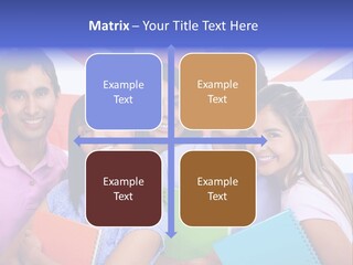 Females Learning Latinamerican PowerPoint Template