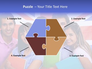 Females Learning Latinamerican PowerPoint Template