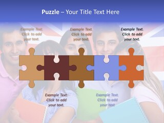 Females Learning Latinamerican PowerPoint Template