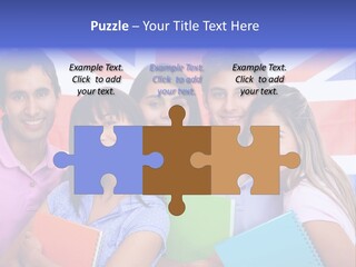 Females Learning Latinamerican PowerPoint Template