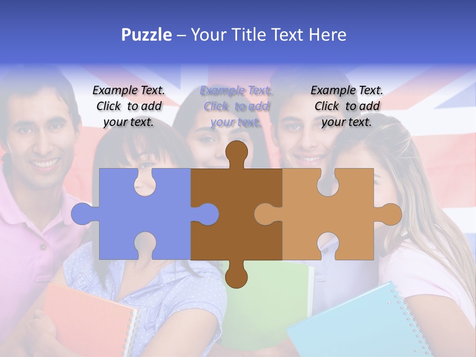 Females Learning Latinamerican PowerPoint Template