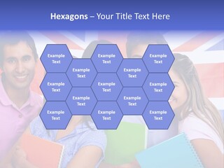 Females Learning Latinamerican PowerPoint Template