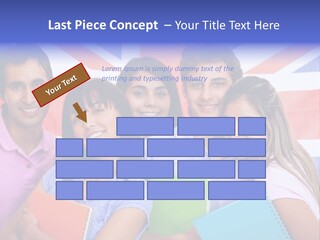 Females Learning Latinamerican PowerPoint Template