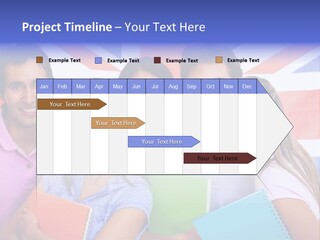 Females Learning Latinamerican PowerPoint Template