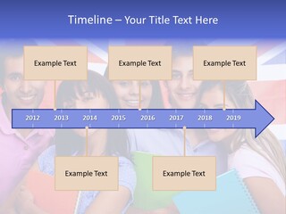 Females Learning Latinamerican PowerPoint Template