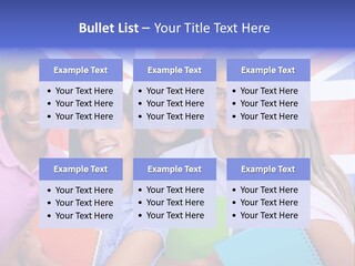 Females Learning Latinamerican PowerPoint Template