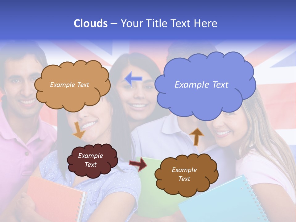 Females Learning Latinamerican PowerPoint Template