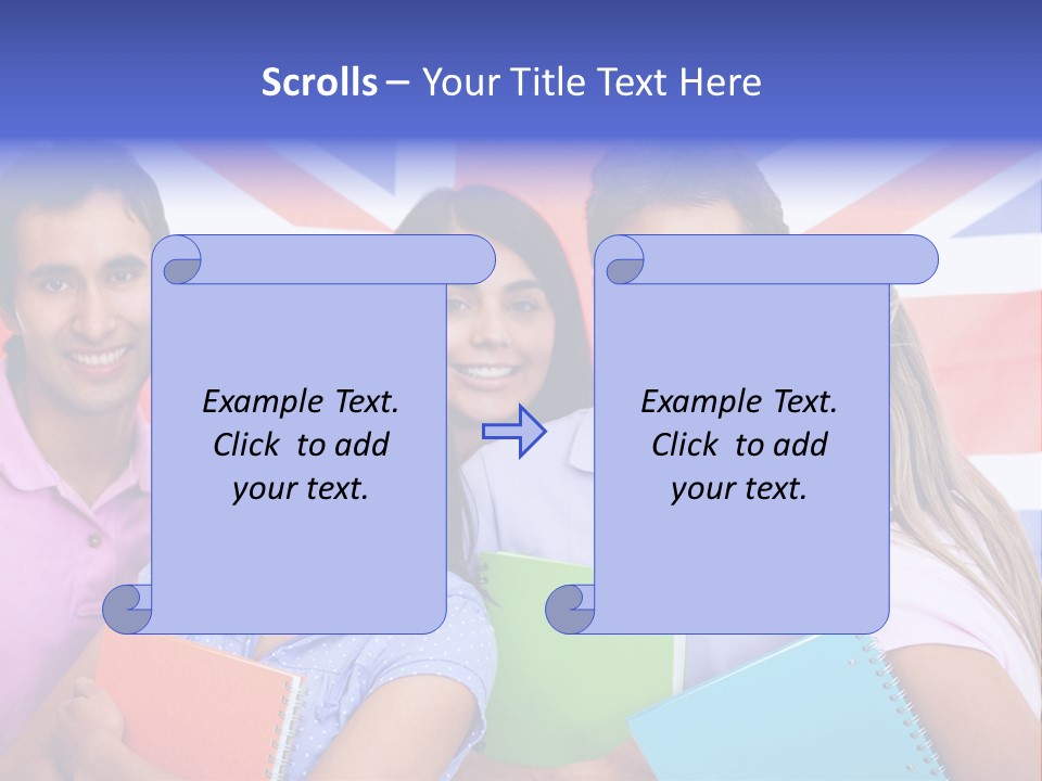 Females Learning Latinamerican PowerPoint Template
