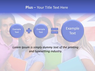 Females Learning Latinamerican PowerPoint Template