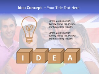 Females Learning Latinamerican PowerPoint Template