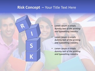 Females Learning Latinamerican PowerPoint Template