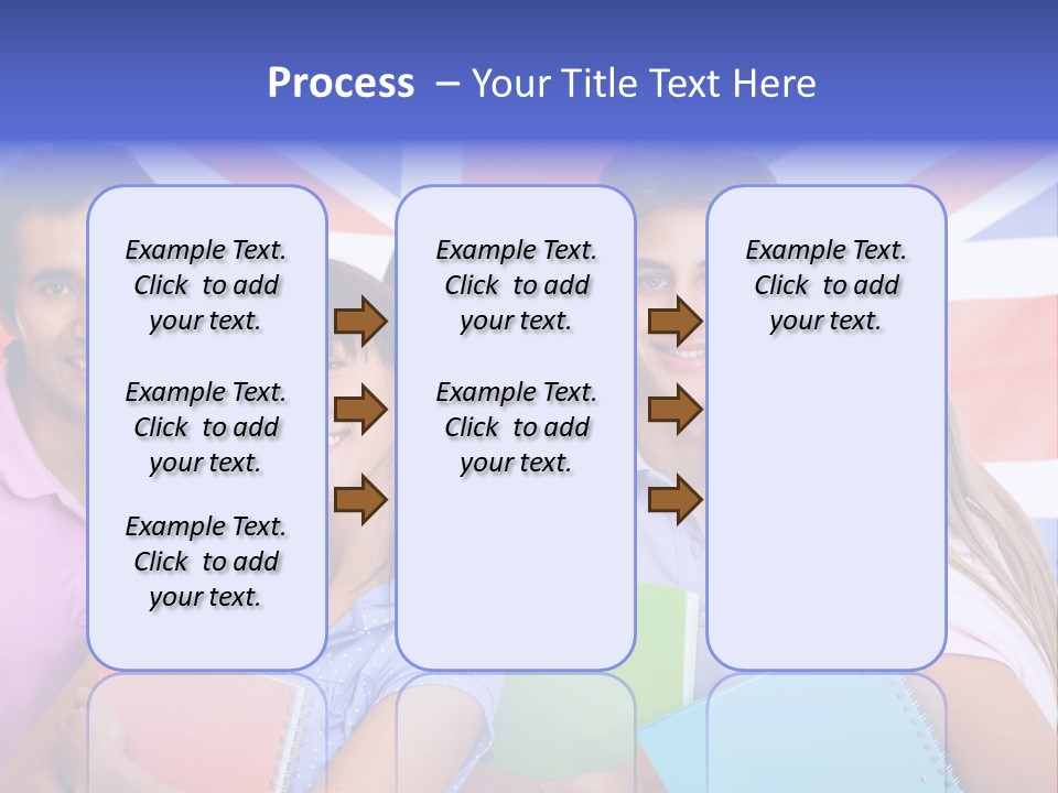 Females Learning Latinamerican PowerPoint Template