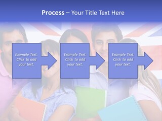 Females Learning Latinamerican PowerPoint Template