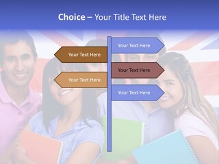 Females Learning Latinamerican PowerPoint Template