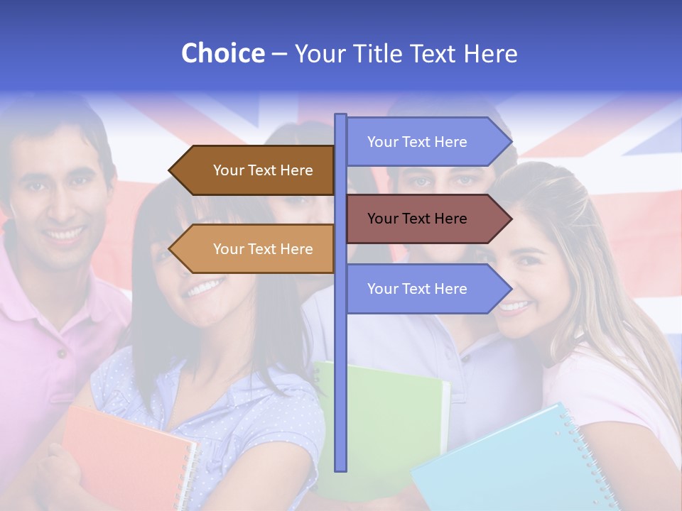Females Learning Latinamerican PowerPoint Template